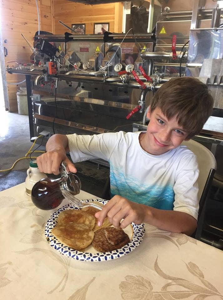 Pure Vermont Maple Syrup, Wood Fired, 8.45 ounce glass jug